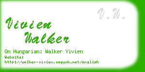 vivien walker business card